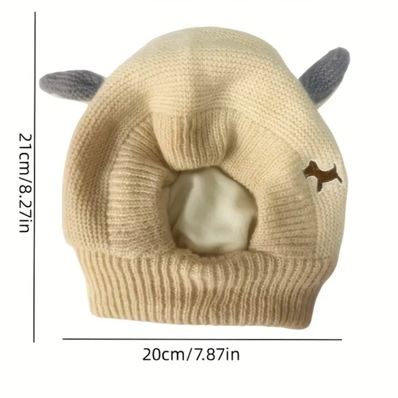 NEW Knitted Dog Hats with Ears - Picture 2 of 4